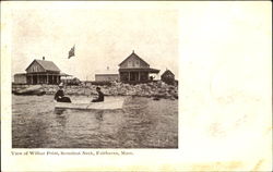 View Of Wilbur Point, Sconticut Neck Fairhaven, MA Postcard Postcard