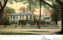 Harrington House Lexington, MA Postcard Postcard