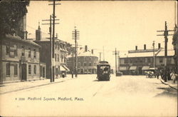 Medford Square Massachusetts Postcard Postcard