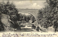 Echo Bridge Newton Upper Falls, MA Postcard Postcard