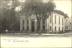 City Hall Quincy, MA Postcard Postcard