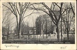 Weir Grammar School Taunton, MA Postcard Postcard