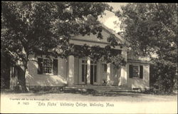 Zeta Alpha, Wellesley College Massachusetts Postcard Postcard