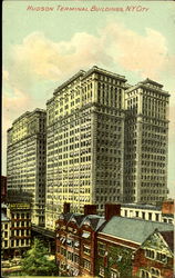 Hudson Terminal Buildings New York City, NY Postcard Postcard