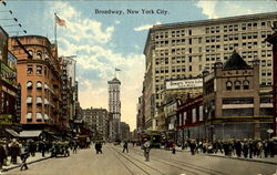 Broadway New York City, NY Postcard Postcard