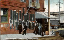 Chinese Building Boards, Chinatown San Francisco, CA Postcard Postcard