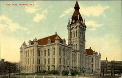 City Hall Buffalo, NY Postcard Postcard