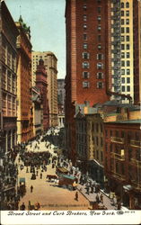 Broad Street And Curb Brokers Postcard