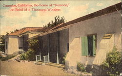 The Home Of “Ramona” Postcard