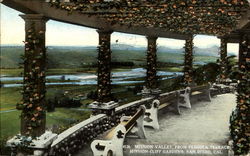 Mission Valley From Pergola Terrace, Mission Cliff Gardens San Diego, CA Postcard Postcard