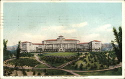 Huntington Hotel Facing South, Oak Knoll Postcard