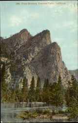 Three Brothers Yosemite Valley, CA Yosemite National Park Postcard Postcard