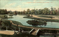 A Beautiful Scene In Rockefeller Park Cleveland, OH Postcard Postcard