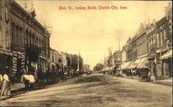 Main St. Looking North Postcard