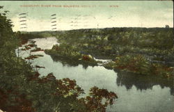 Mississippi River From Soldiers Home St. Paul, MN Postcard Postcard