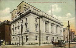 United States Custom House And Post Office Wheeling, WV Postcard Postcard