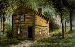 Old Log Cabin Built 1769 Wheeling, WV Postcard Postcard