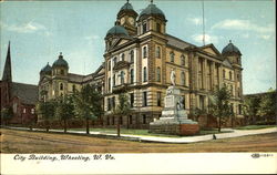 City Building Postcard