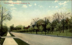 Beachwood Boulevard Pittsburgh, PA Postcard Postcard