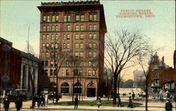 Public Square Looking North Youngstown, OH Postcard Postcard