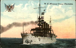 U. S. Armored Cruiser Charleston Postcard