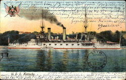 U. S. S. Kentucky Postcard