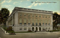 The Public Library Portland, OR Postcard Postcard