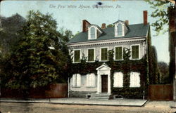 The First White House Germantown, PA Postcard Postcard