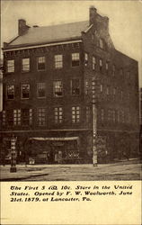 The First 5 & 10C Store In The United States Postcard