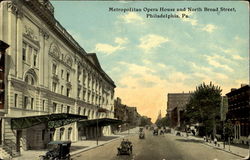 Metropolitan Opera House, North Broad Street Philadelphia, PA Postcard Postcard