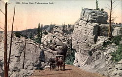 Silver Gate, Yellowstone Park Yellowstone National Park Postcard Postcard