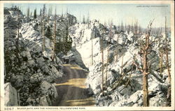 Silver Gate And The Hoodoos, Yellowstone Park Postcard