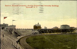 Stadium, Syracuse University New York Postcard Postcard