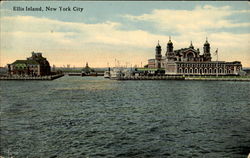 Ellis Island Postcard