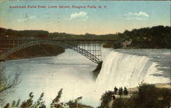 American Falls From Luna Island Postcard