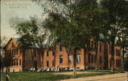 Monticello High School New York Postcard Postcard