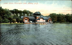 Lake House, Washington Park Albany, NY Postcard Postcard