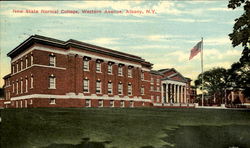 New State Normal College, Western Avenue Albany, NY Postcard Postcard