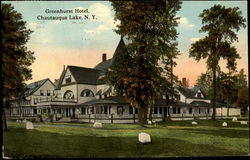 Greenhurst Hotel Chautauqua Lake, NY Postcard Postcard