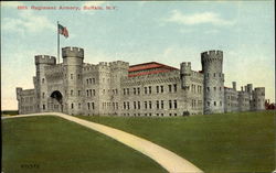 65th Regiment Armory Buffalo, NY Postcard Postcard