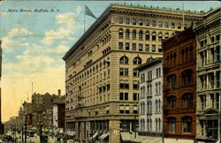 Main Street Buffalo, NY Postcard Postcard