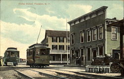 Trolley Station Postcard