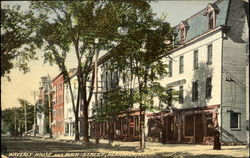 Waverly House And Main Street Postcard