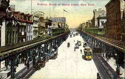 Bowery, North Of Grand Street New York, NY Postcard Postcard