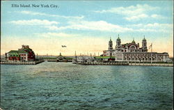 Ellis Island Postcard