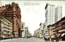 Fifth Avenue North Of 33Rd Street Postcard