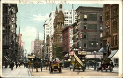 Fifth Avenue And 42Nd Street New York, NY Postcard Postcard