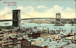 Brooklyn Bridge New York, NY Postcard Postcard