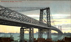 Williamsburg Bridge New York, NY Postcard Postcard