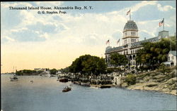 Thousand Island House Alexandria Bay, NY Postcard Postcard